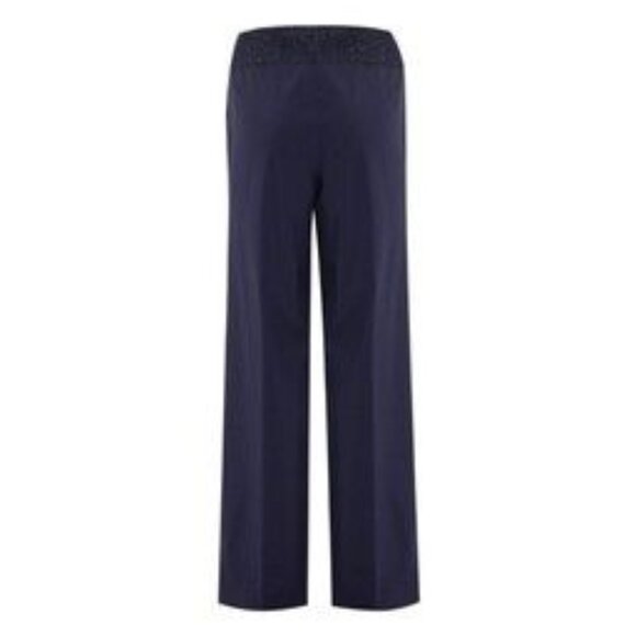 Panicale Navy Blue Wool Blend Trousers - NWT - Picture 1 of 4